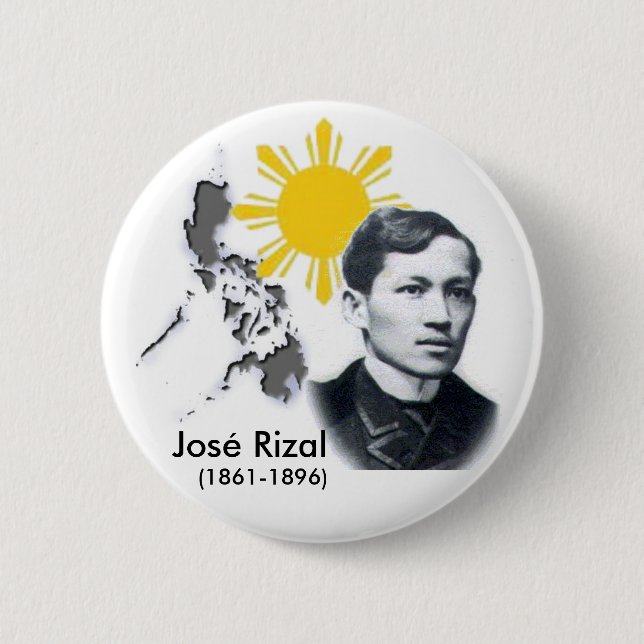 Botón de Jose Rizal (Anverso)