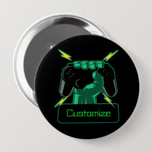 botón de juego de poder personalizado