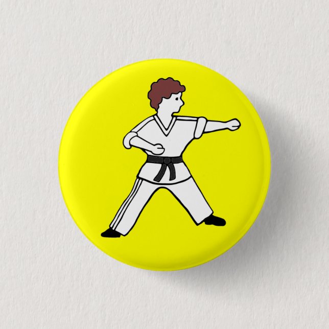 Botón de Karate Kid 15 (Anverso)