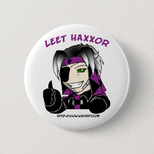 Botón de Kip "Leet Haxxor"