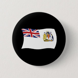 Botón de la bandera británica antártica