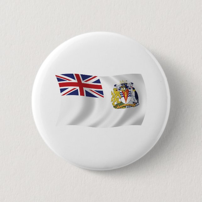 Botón de la bandera británica antártica (Anverso)