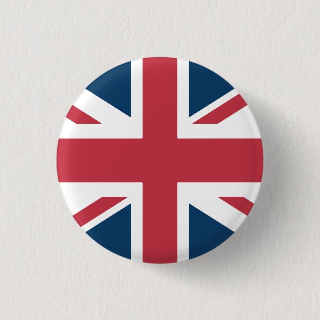 Botón de la bandera británica Union Jack (Anverso)