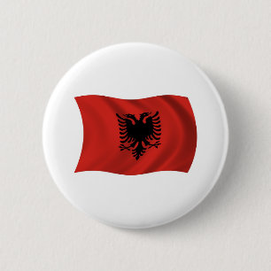 Botón de la bandera de Albania
