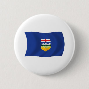 Botón de la bandera de Alberta