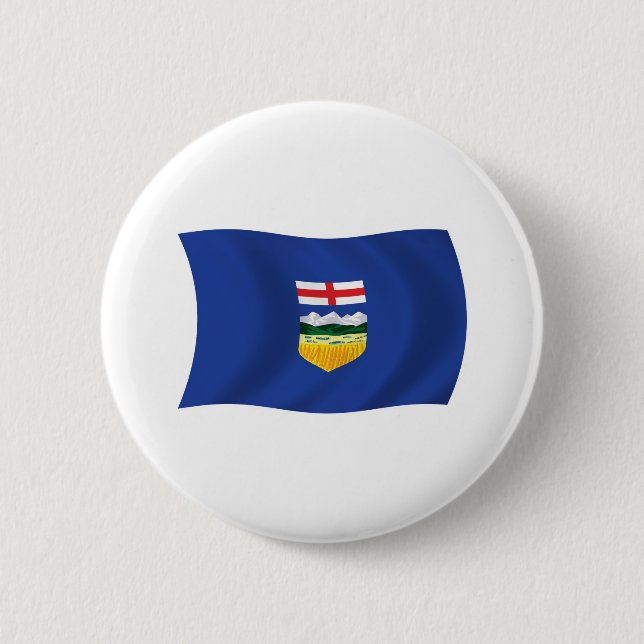 Botón de la bandera de Alberta (Anverso)