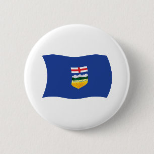Botón de la bandera de Alberta