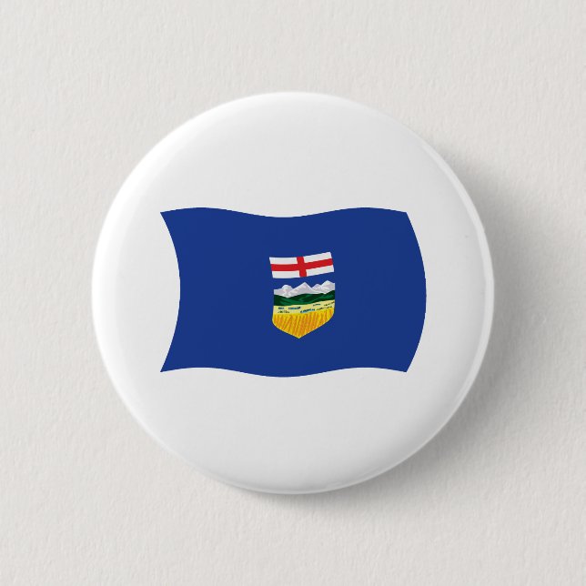 Botón de la bandera de Alberta (Anverso)