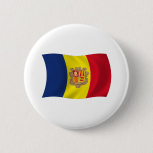 Botón de la bandera de Andorra