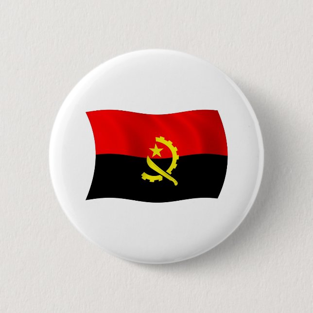 Botón de la bandera de Angola (Anverso)