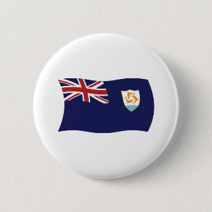 Botón de la bandera de Anguila