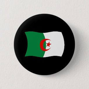 Botón de la bandera de Argelia