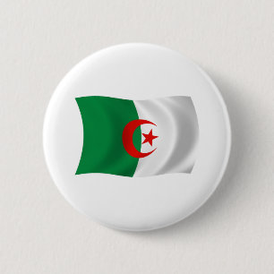 Botón de la bandera de Argelia