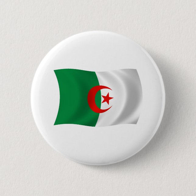 Botón de la bandera de Argelia (Anverso)