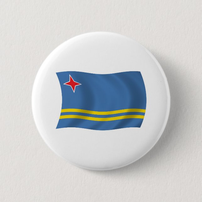 Botón de la bandera de Aruba (Anverso)