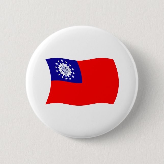 Botón de la bandera de Birmania (Anverso)