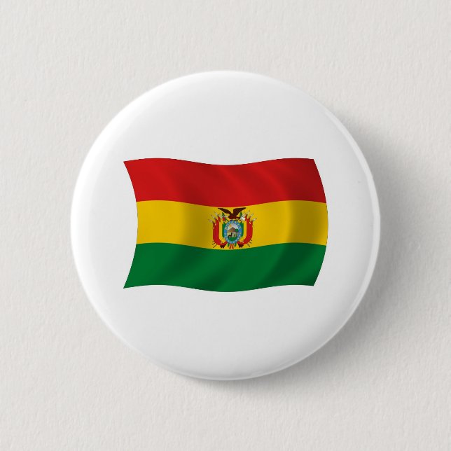 Botón de la bandera de Bolivia (Anverso)