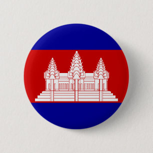 Botón de la bandera de Camboya
