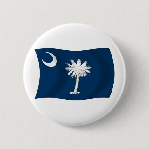 Botón de la bandera de Carolina del Sur