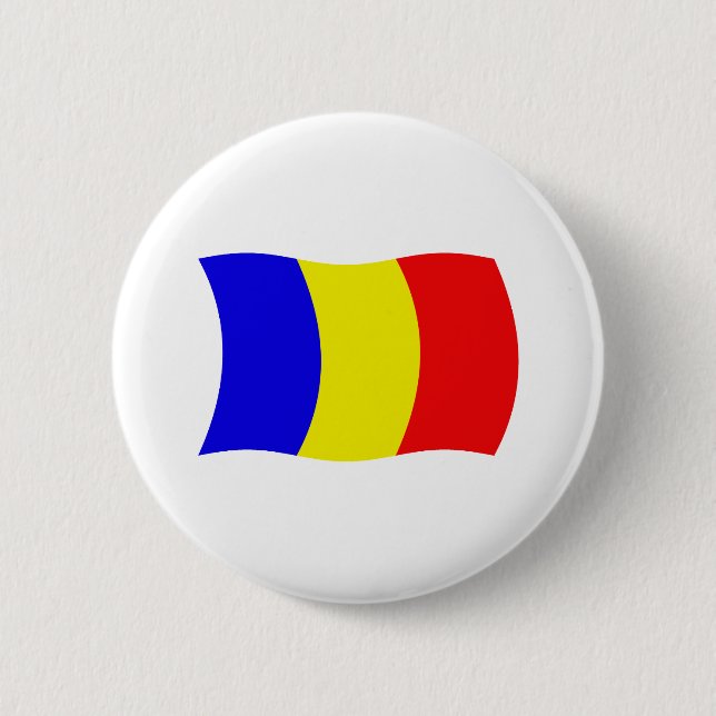 Botón de la bandera de Chad (Anverso)