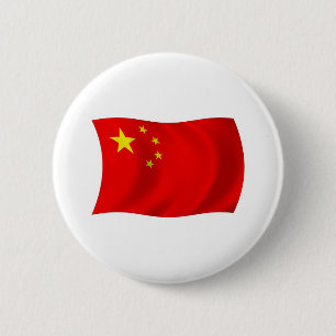 Botón de la bandera de China