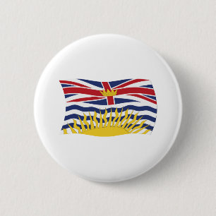 Botón de la bandera de Columbia Británica