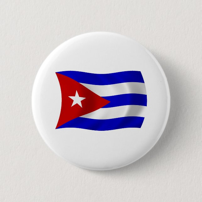 Botón de la bandera de Cuba (Anverso)