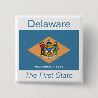 Botón de la bandera de Delawarean