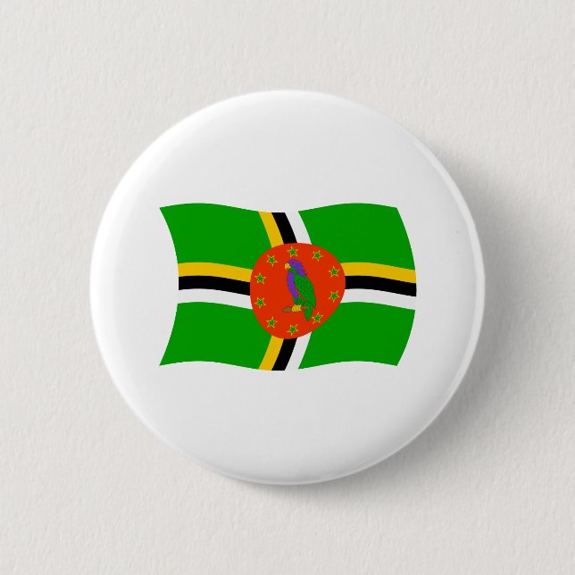 Botón de la bandera de Dominica (Anverso)