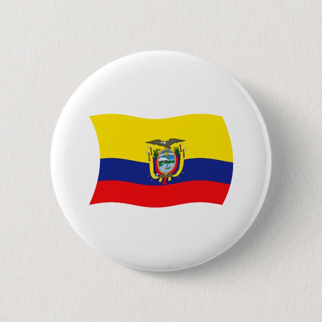Botón de la bandera de Ecuador (Anverso)