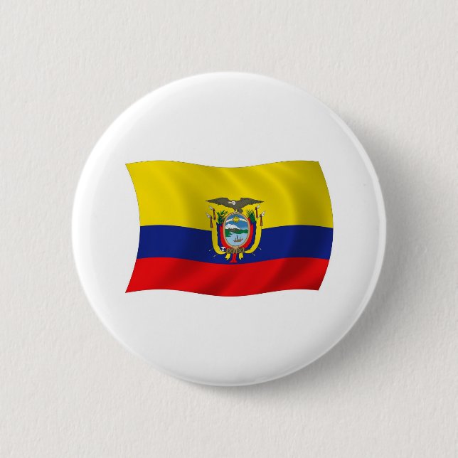 Botón de la bandera de Ecuador (Anverso)