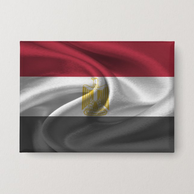 Botón de la bandera de Egipto (Anverso)