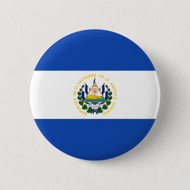 Botón de la bandera de El Salvador (Anverso)