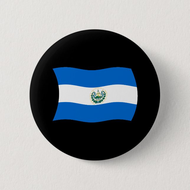 Botón de la bandera de El Salvador (Anverso)