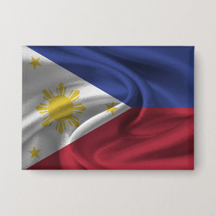 Botón de la bandera de Filipinas