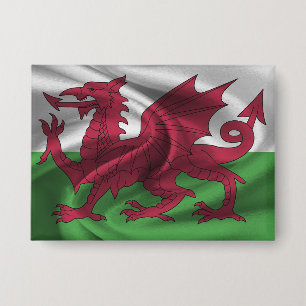 Botón de la bandera de Gales