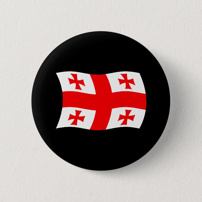 Botón de la bandera de Georgia (Anverso)