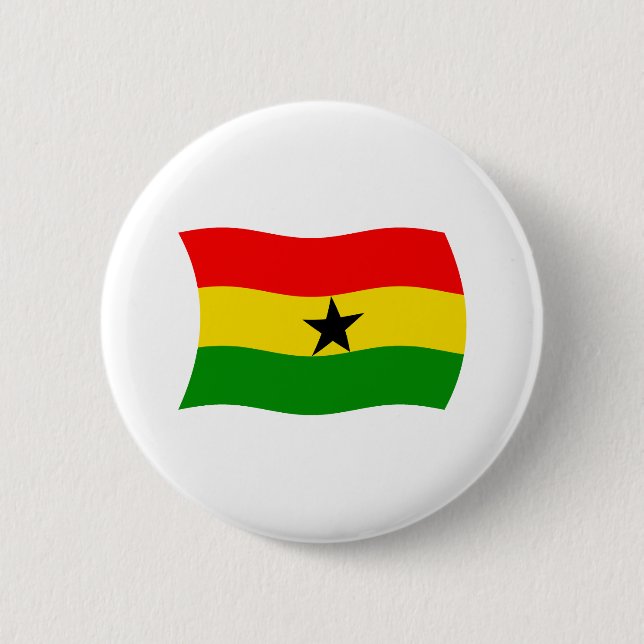 Botón de la bandera de Ghana (Anverso)