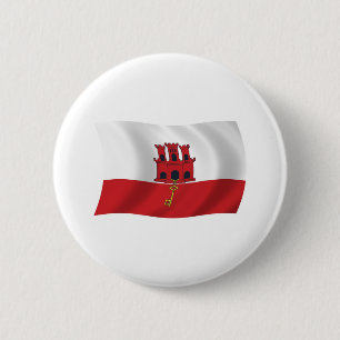 Botón de la bandera de Gibraltar
