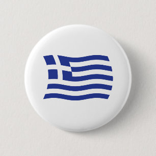 Botón de la bandera de Grecia