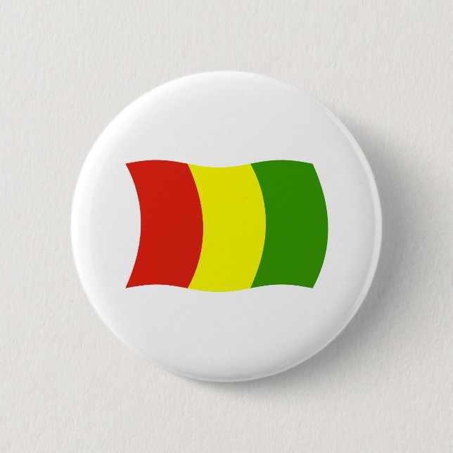 Botón de la bandera de Guinea (Anverso)
