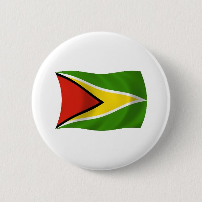 Botón de la bandera de Guyana (Anverso)