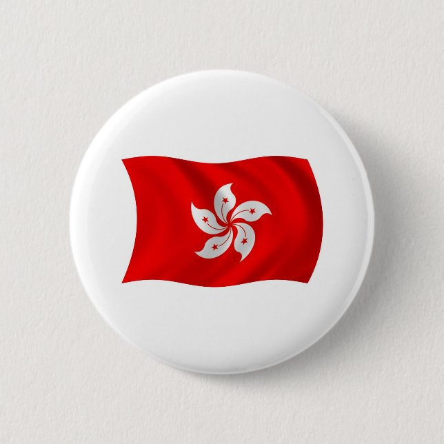Botón de la bandera de Hong Kong (Anverso)