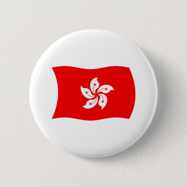 Botón de la bandera de Hong Kong (Anverso)