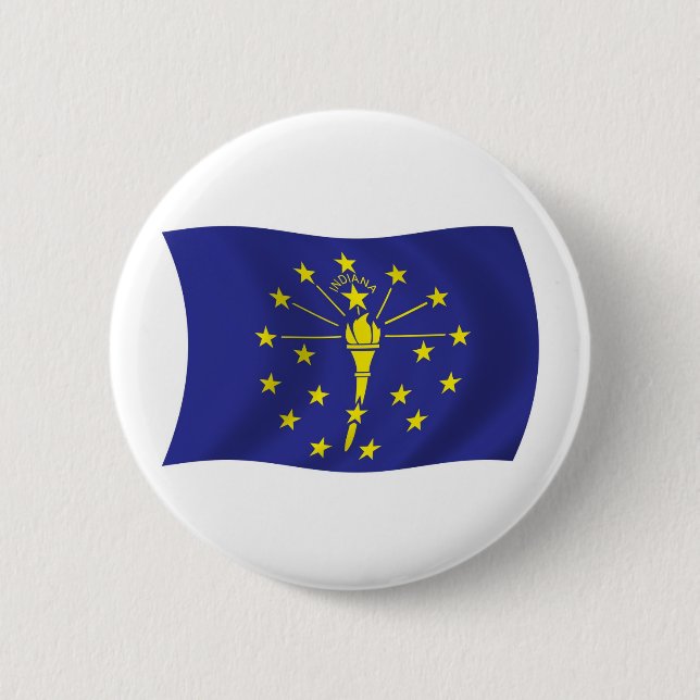 Botón de la bandera de Indiana (Anverso)