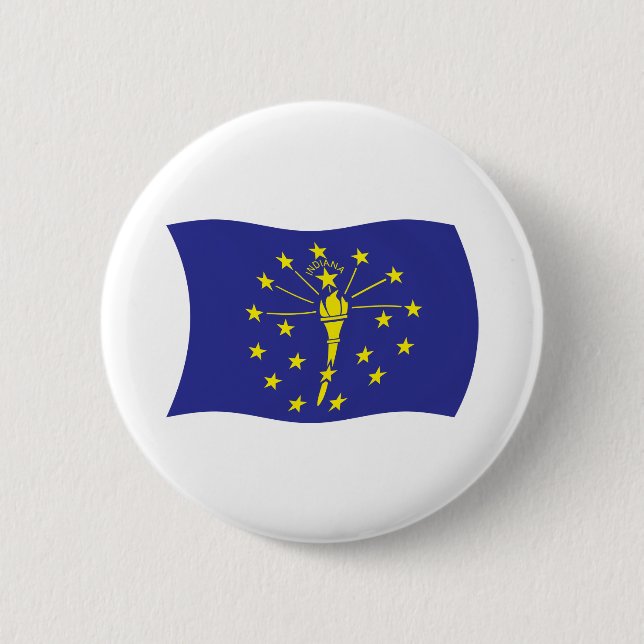 Botón de la bandera de Indiana (Anverso)