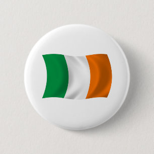 Botón de la bandera de Irlanda