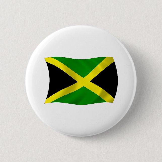 Botón de la bandera de Jamaica (Anverso)
