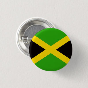 Botón de la Bandera de Jamaica Orgullo Jamaicano