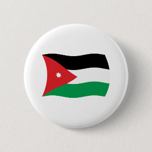 Botón de la bandera de Jordania